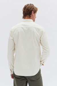 MENS CORD SHIRT | CREAM