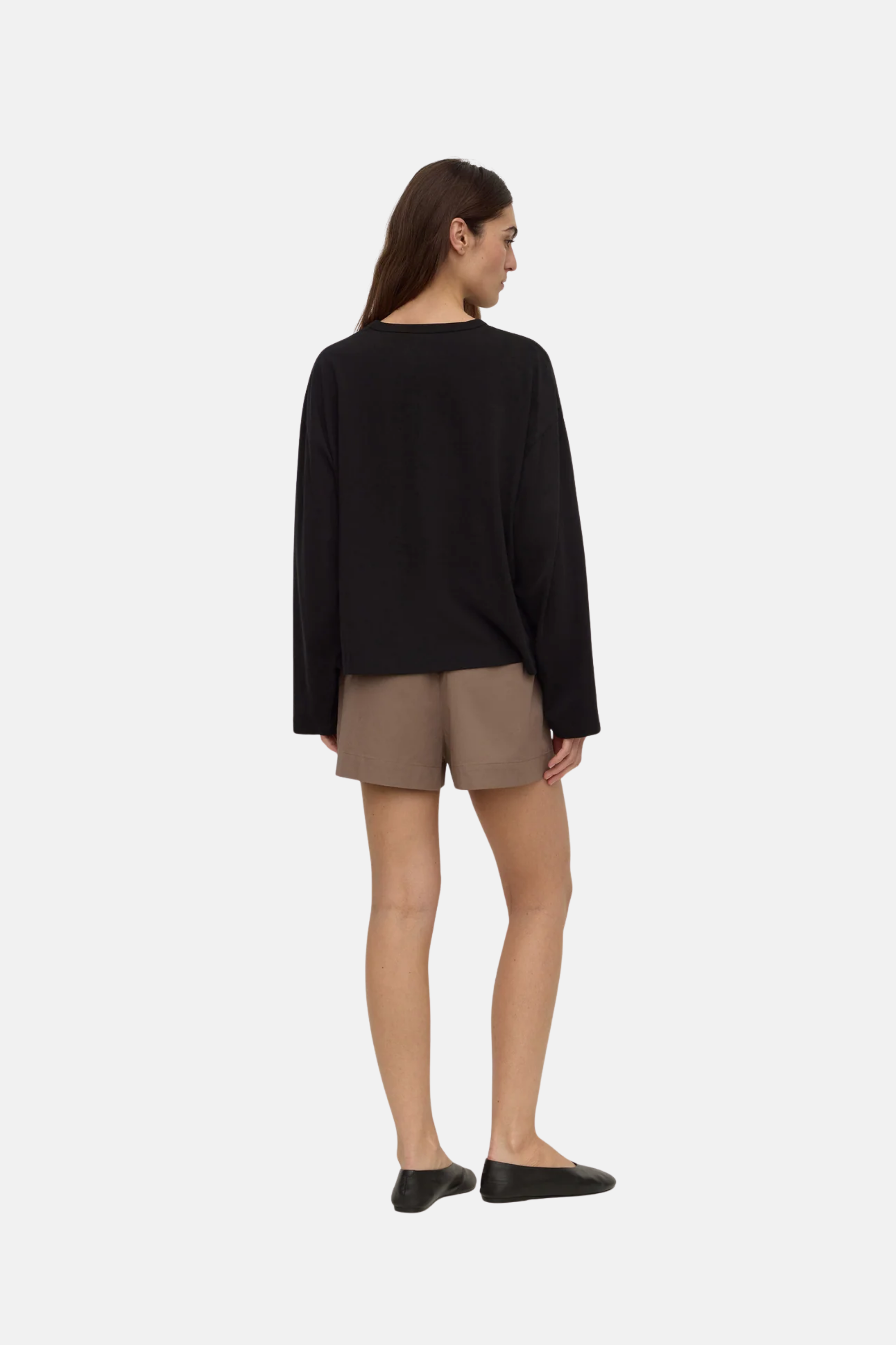 Assembly Label Micha Poplin Short Dark Sand