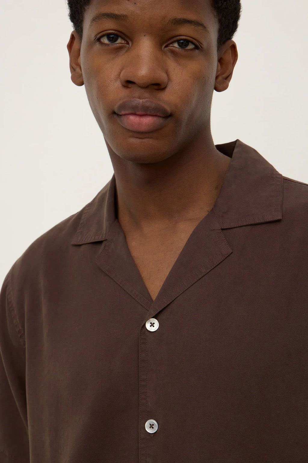 MILLER SHORT SLEEVE SHIRT | GANACHE