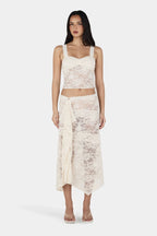 GIGI WRAP SKIRT | IVORY