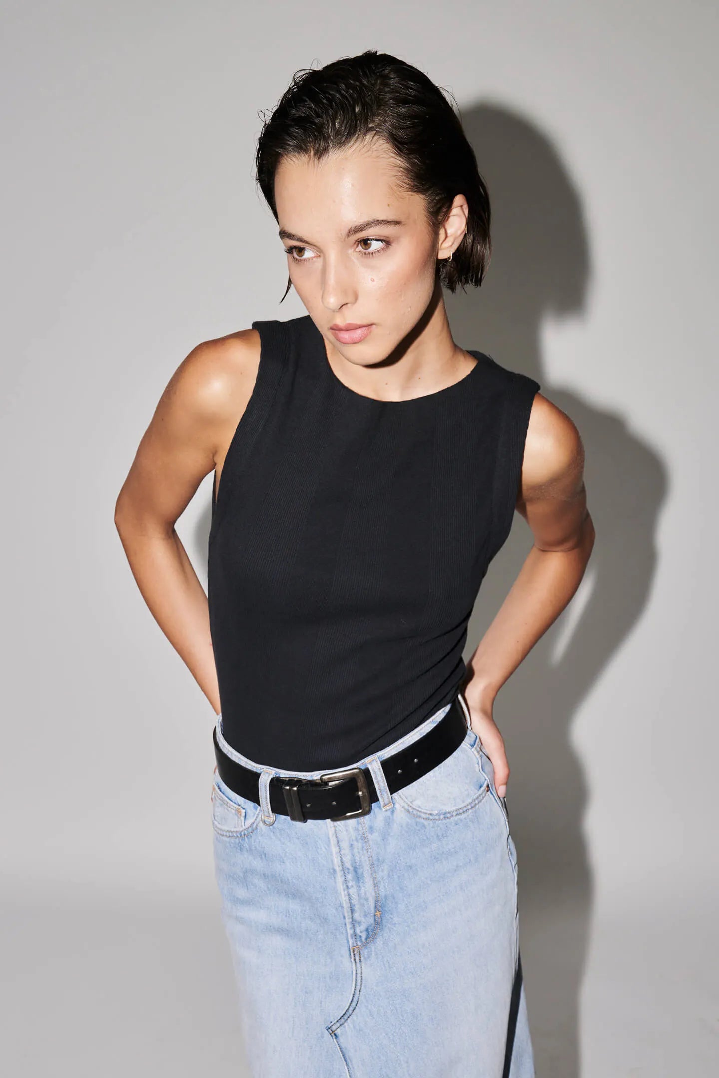 FRENCHIES 90S TOP | BLACK