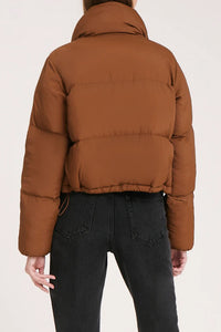 TOPHER PUFFER JACKET | TOFFEE