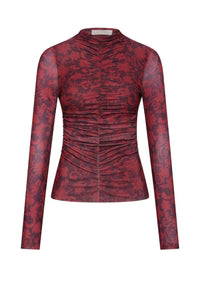 Nude Lucy Clementine Mesh LS Top