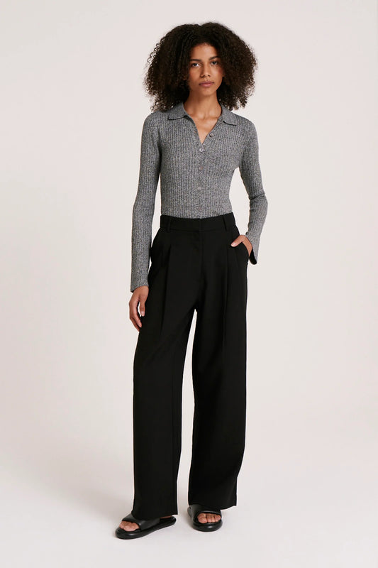 MANON TAILORED PANT | BLACK