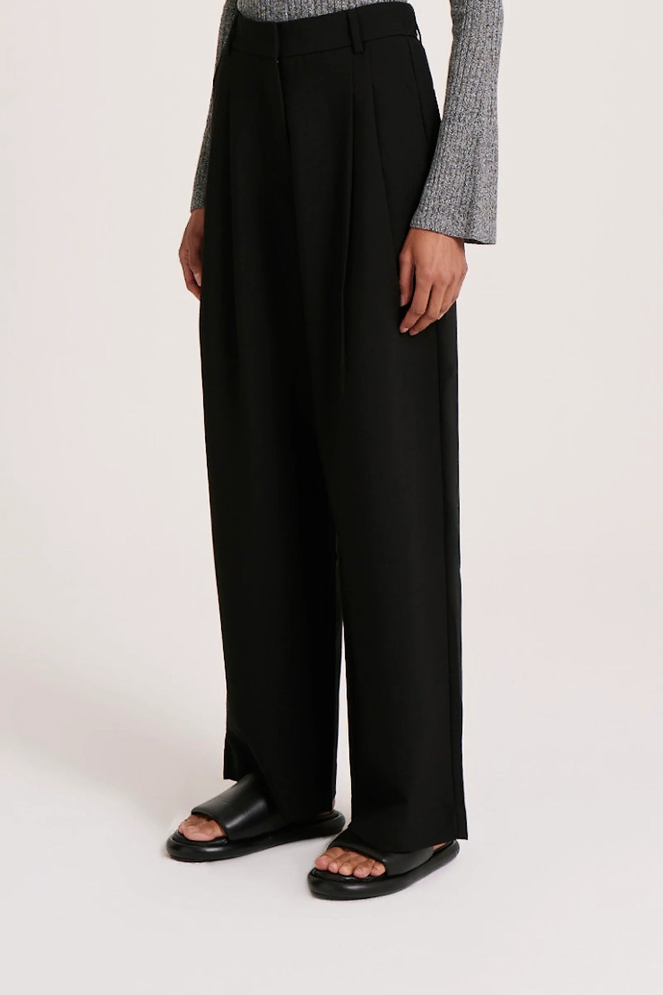 MANON TAILORED PANT | BLACK