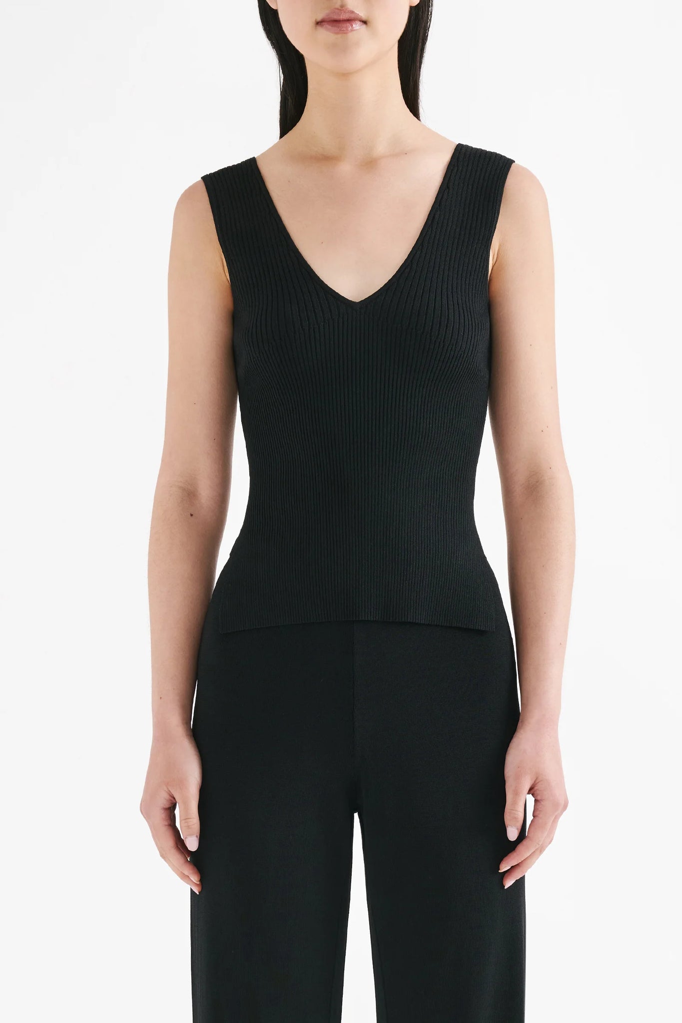 MASON KNIT TOP | BLACK