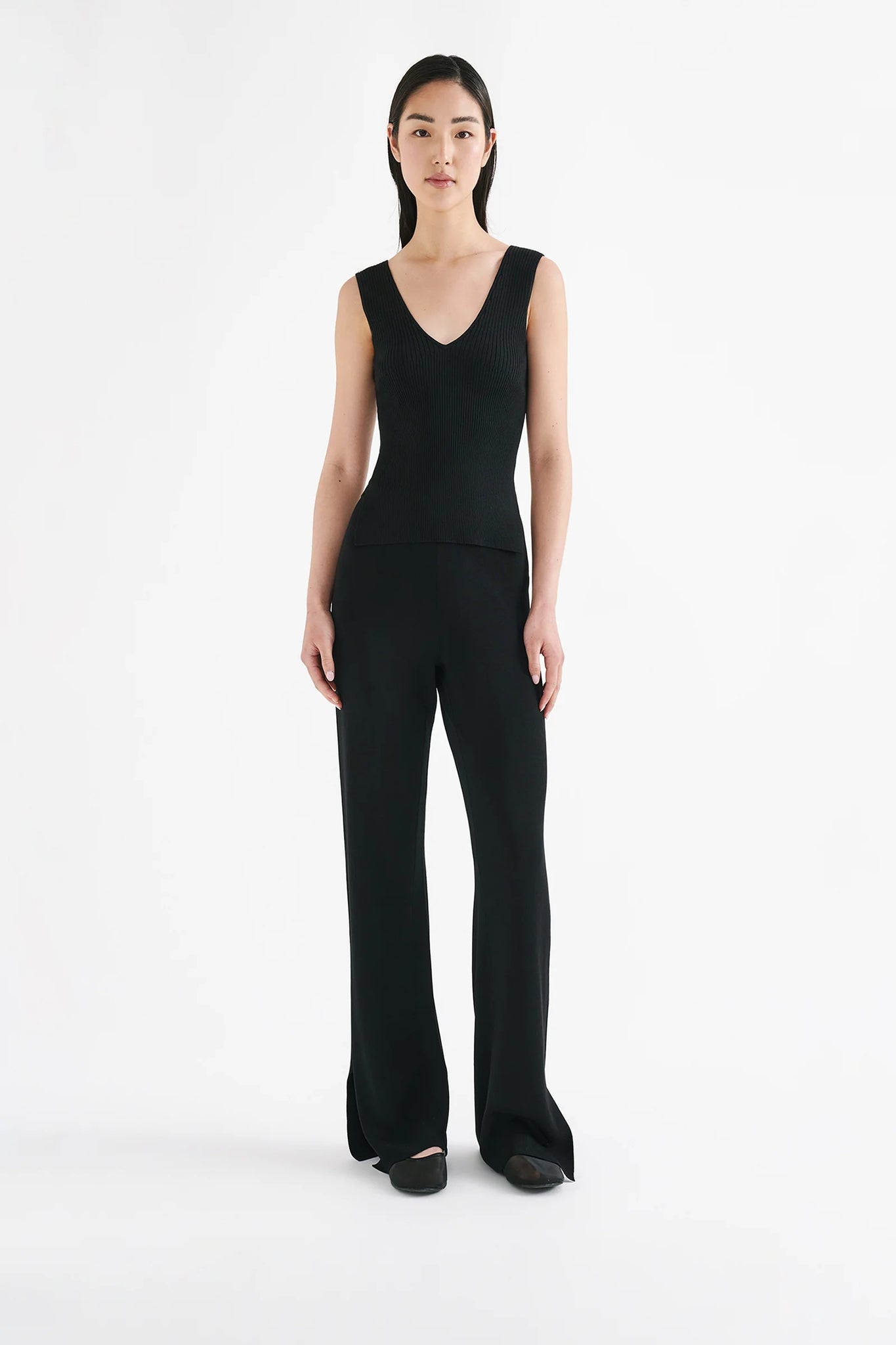 MASON KNIT TOP | BLACK