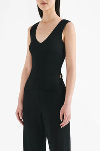 MASON KNIT TOP | BLACK