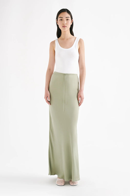 LEA CUPRO SKIRT | SAGE