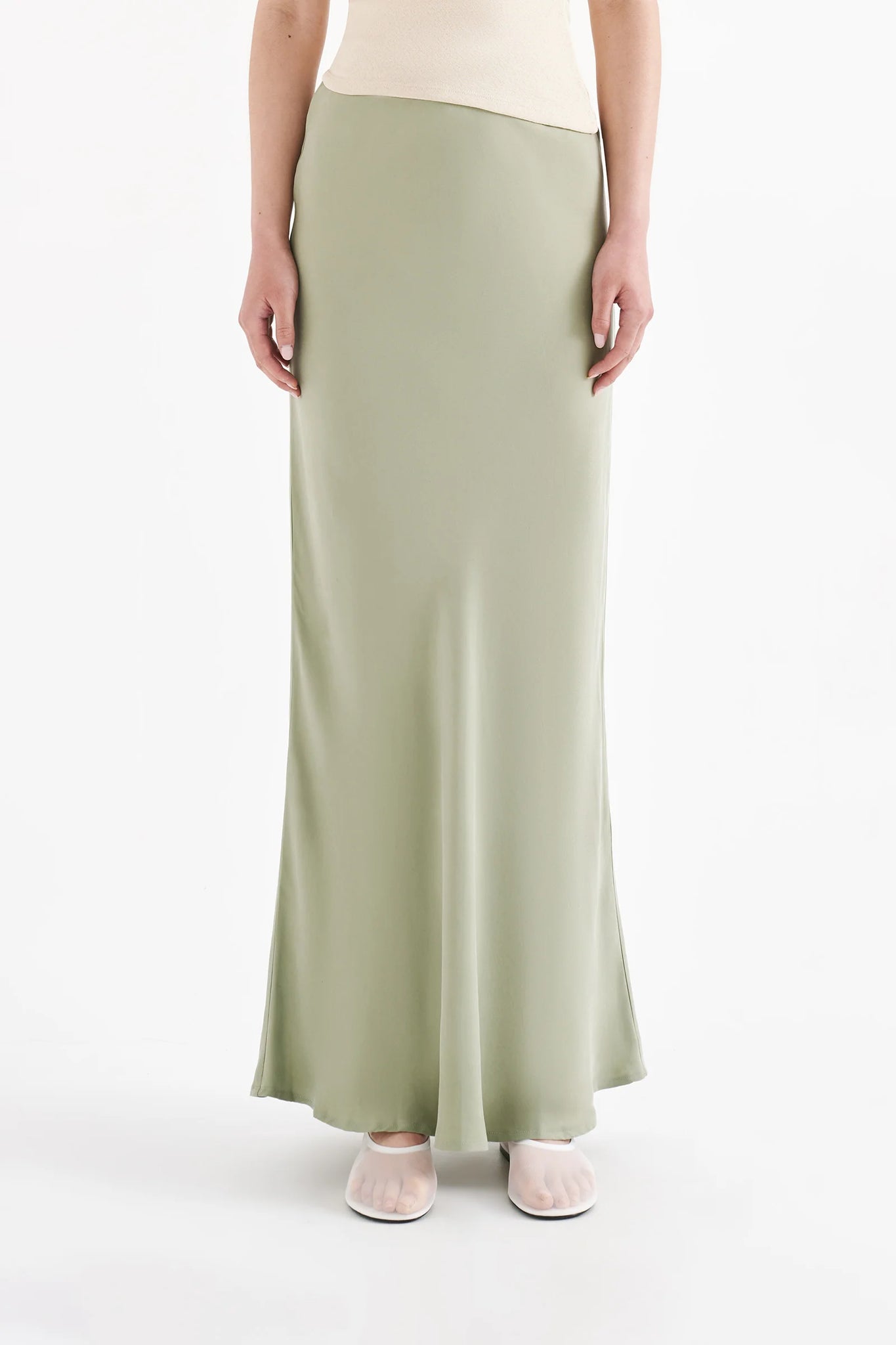 LEA CUPRO SKIRT | SAGE