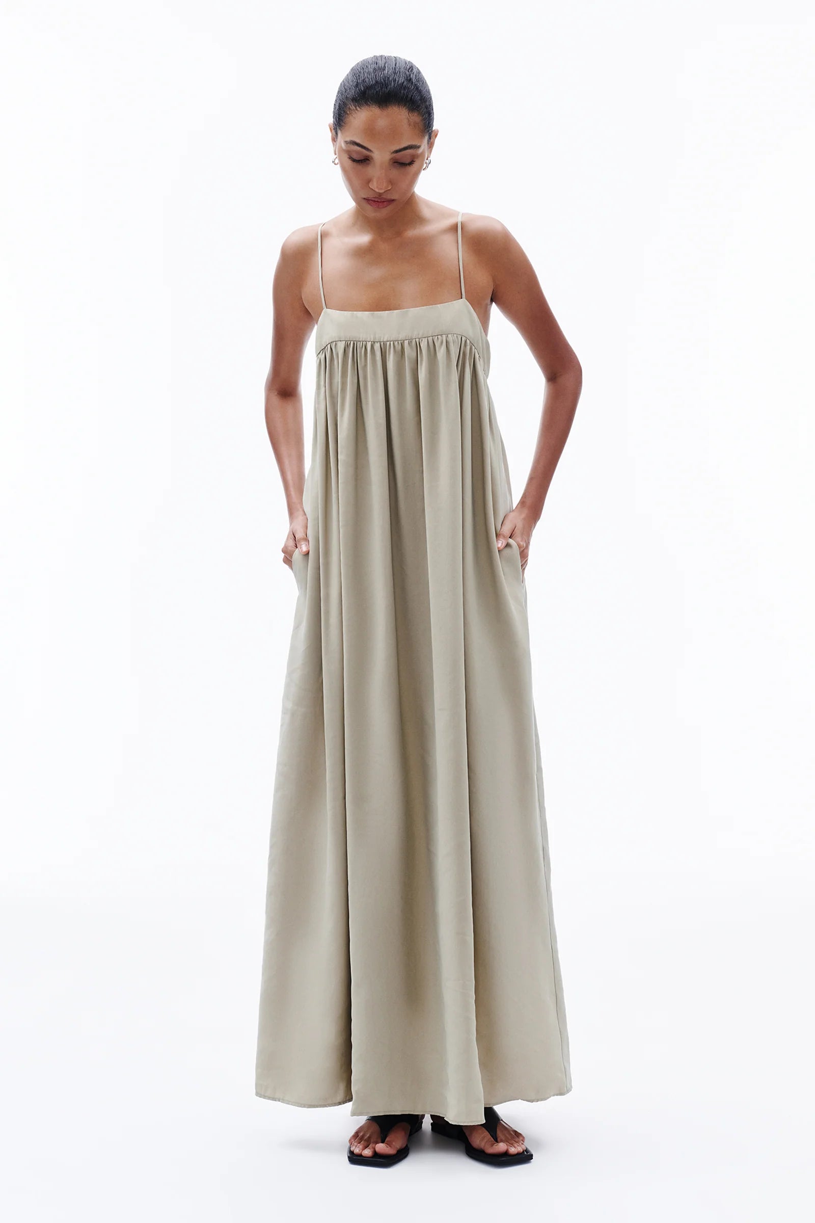 SIENNA MAXI DRESS | ARTICHOKE
