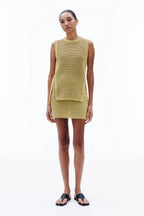 MARLO KNIT SKIRT | KIWI