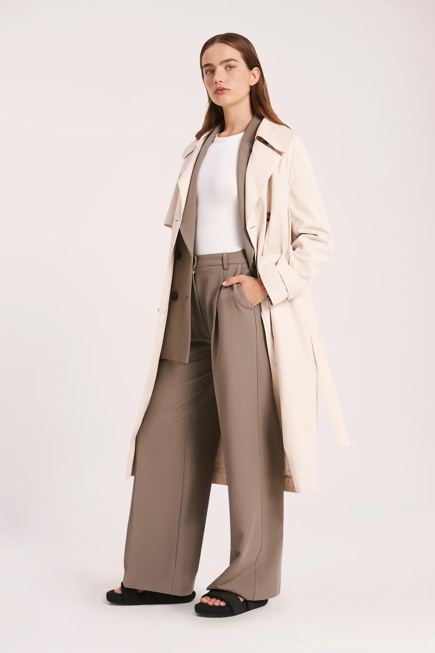 ODYSSEY TRENCH COAT | CLOUD