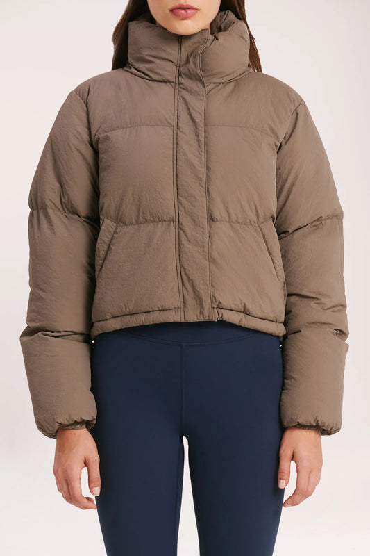TOPHER PUFFER JACKET | ASH