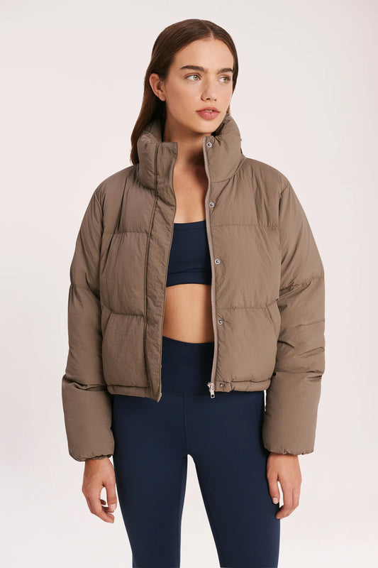 TOPHER PUFFER JACKET | ASH