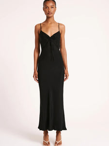 LEA CUPRO DRESS | BLACK