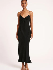 LEA CUPRO DRESS | BLACK