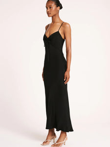 LEA CUPRO DRESS | BLACK