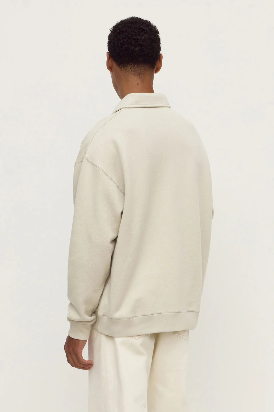 NEWPORT FLEECE POLO | LIMESTONE