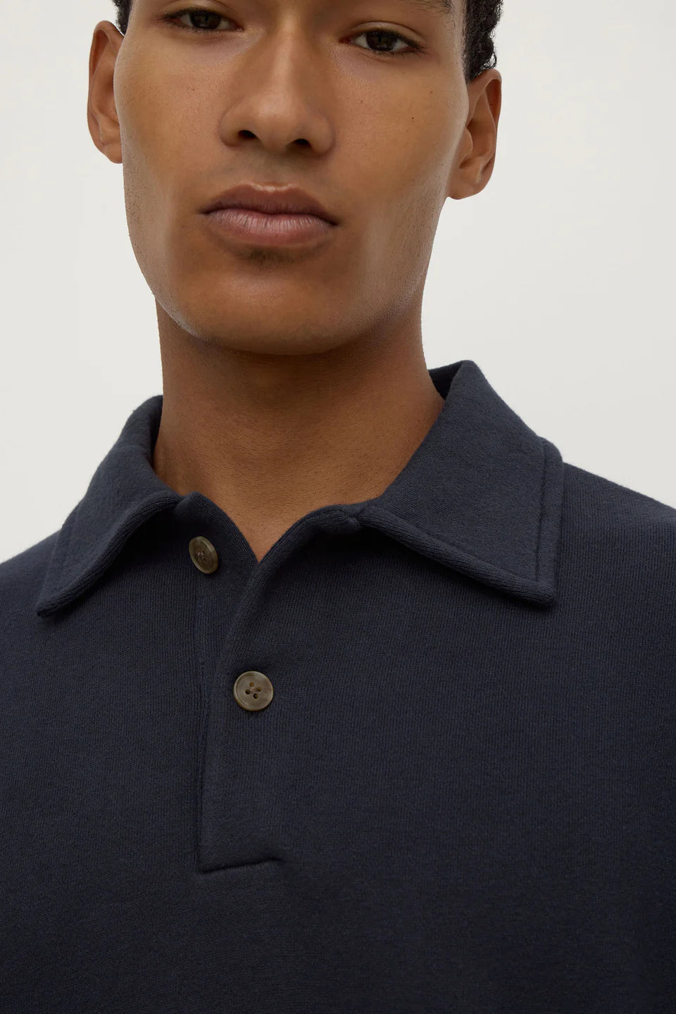 NEWPORT FLEECE POLO | TRUE NAVY