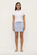 NIXIE STRIPE MINI SKIRT | BLUE/WHITE STRIPE