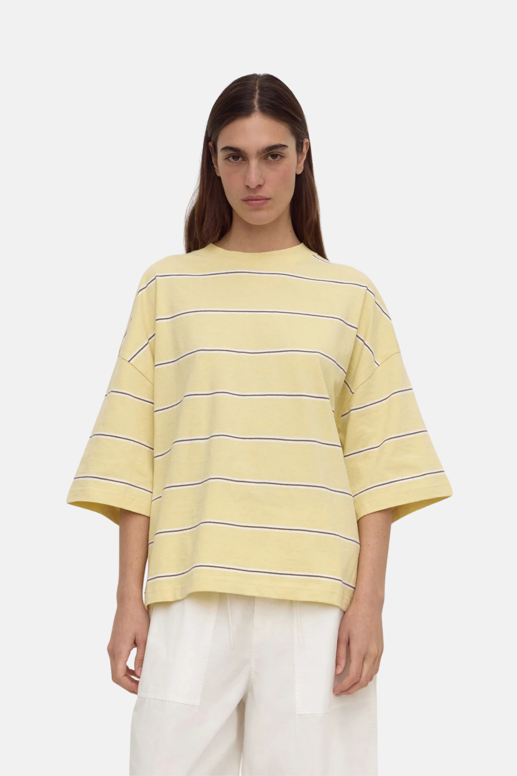 Assembly Label Nora Stripe Oversized Tee Rind Stripe