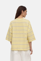 Assembly Label Nora Stripe Oversized Tee Rind Stripe