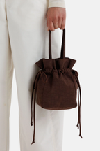 Baggu Nylon Drawstring Bag Coffee