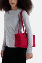 Nylon Bowler Bag Cherry
