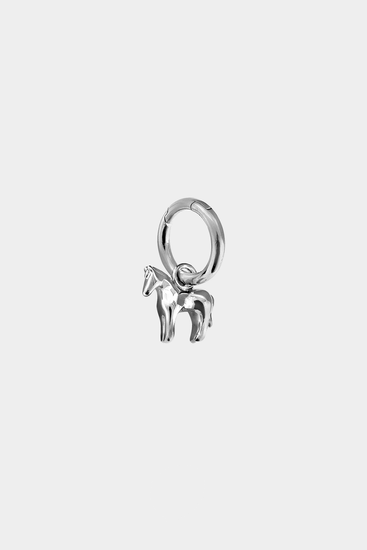 Kara Yoo Lunar Horse Bag Charm Silver