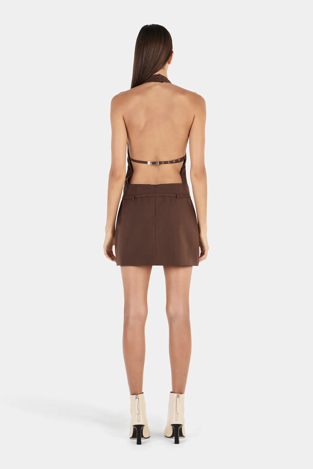 Ownley Sammie Mini Dress Chocolate