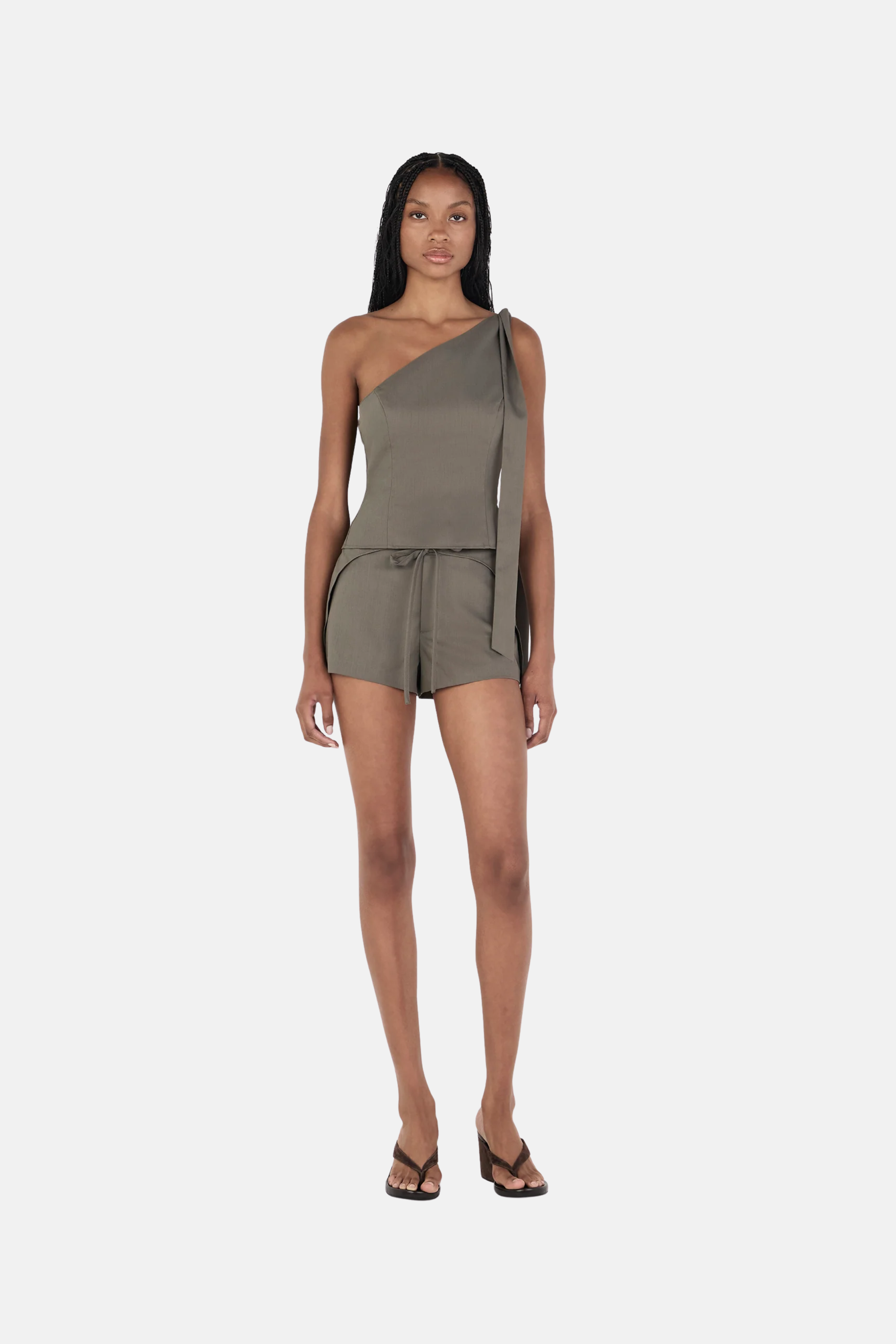OWNLEY CARRIE ASYM TOP FOREST