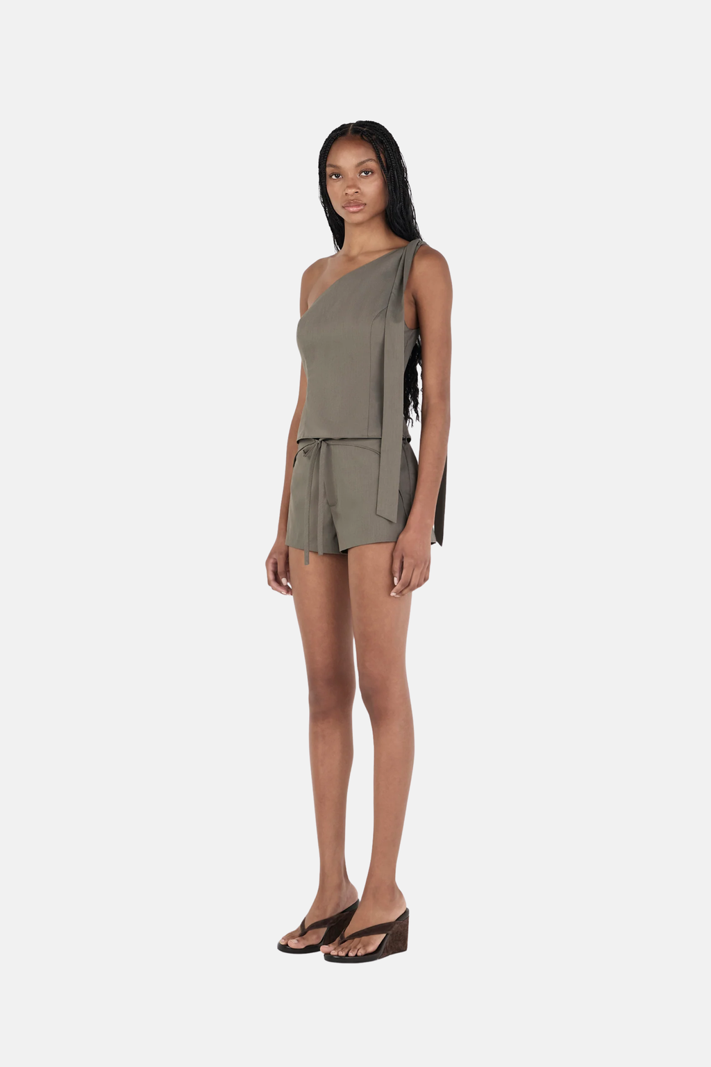 OWNLEY CARRIE ASYM TOP FOREST