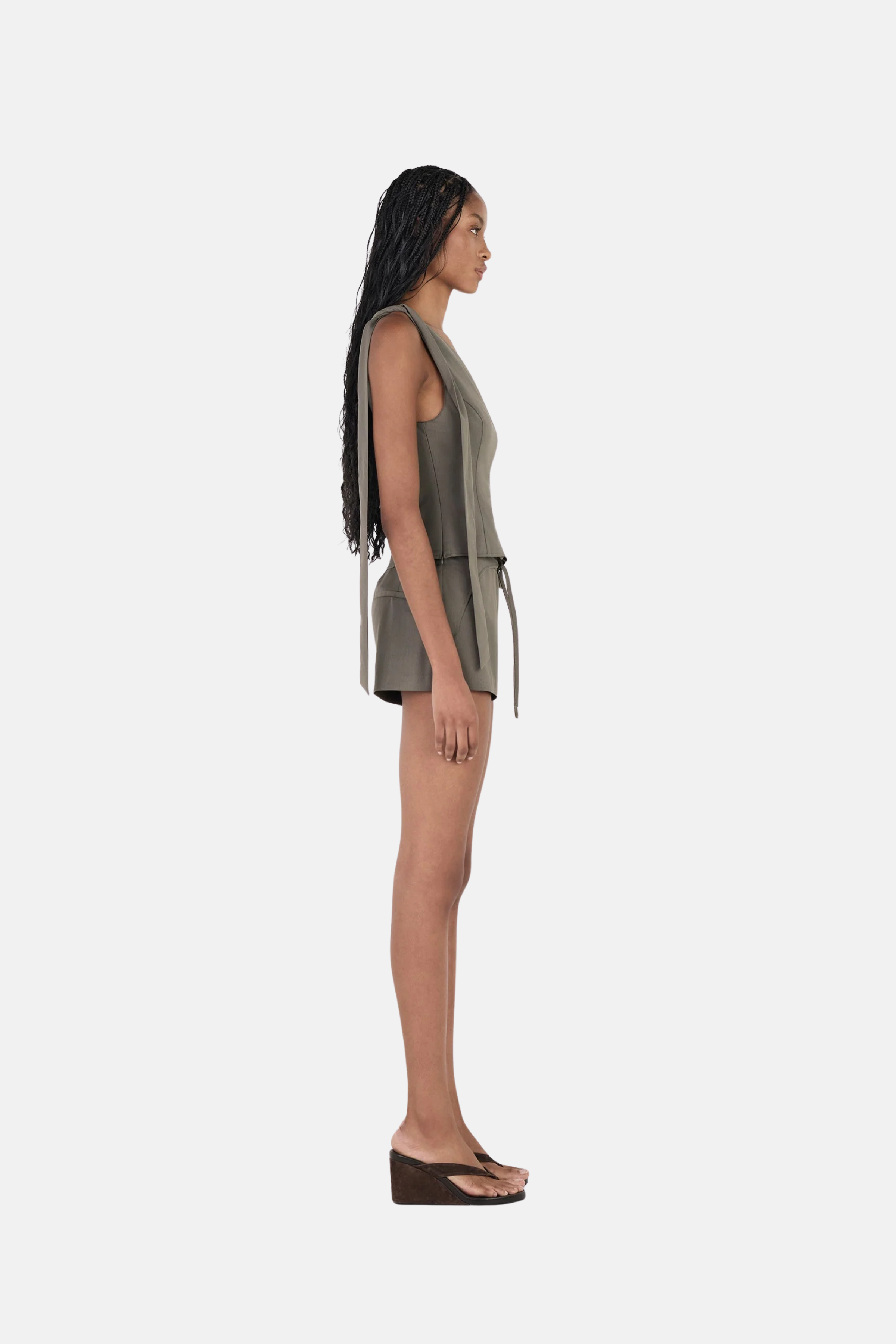 OWNLEY CARRIE ASYM TOP FOREST