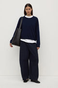 Assembly Label Lola Barrel Pant Navy