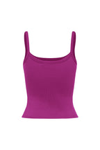 RIBBED SINGLET | IRIS