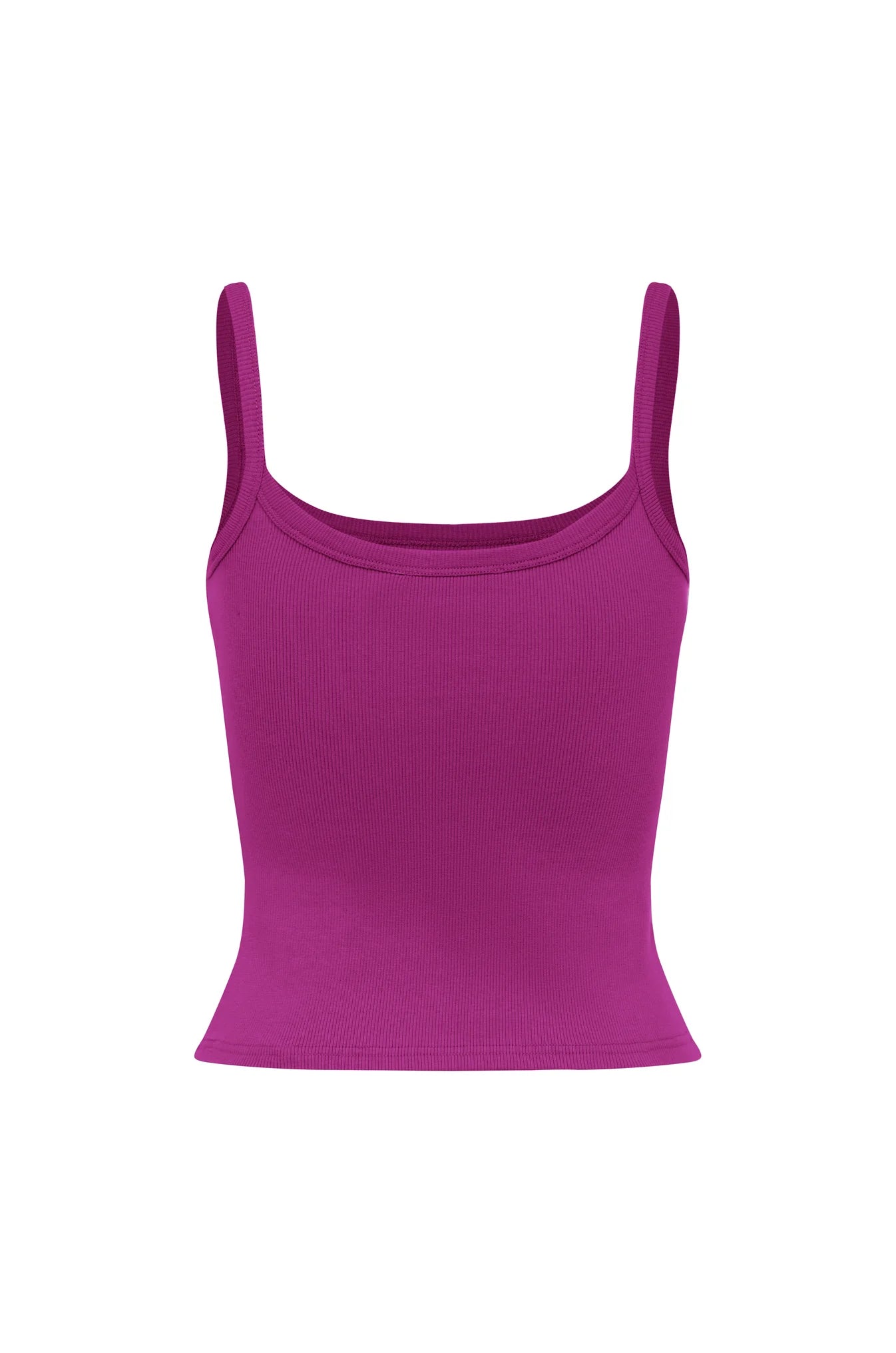 RIBBED SINGLET | IRIS