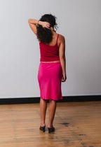 BIAS KNEE SKIRT | ROSSETTO