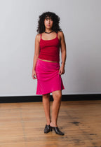 BIAS KNEE SKIRT | ROSSETTO