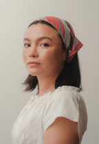 Olga Joan Headscarf Corallo