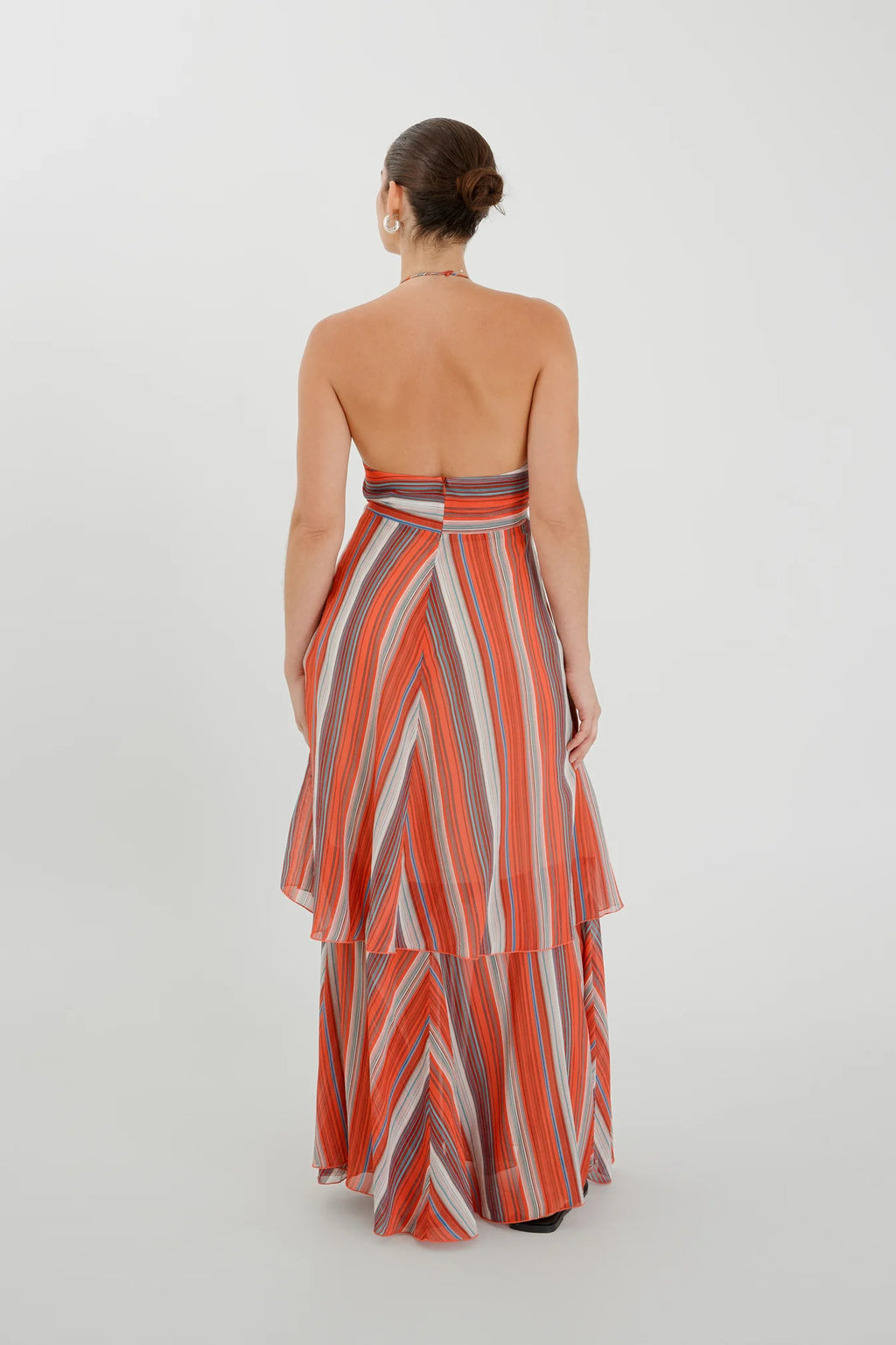 TIE FRONT TIERED DRESS | CORALLO