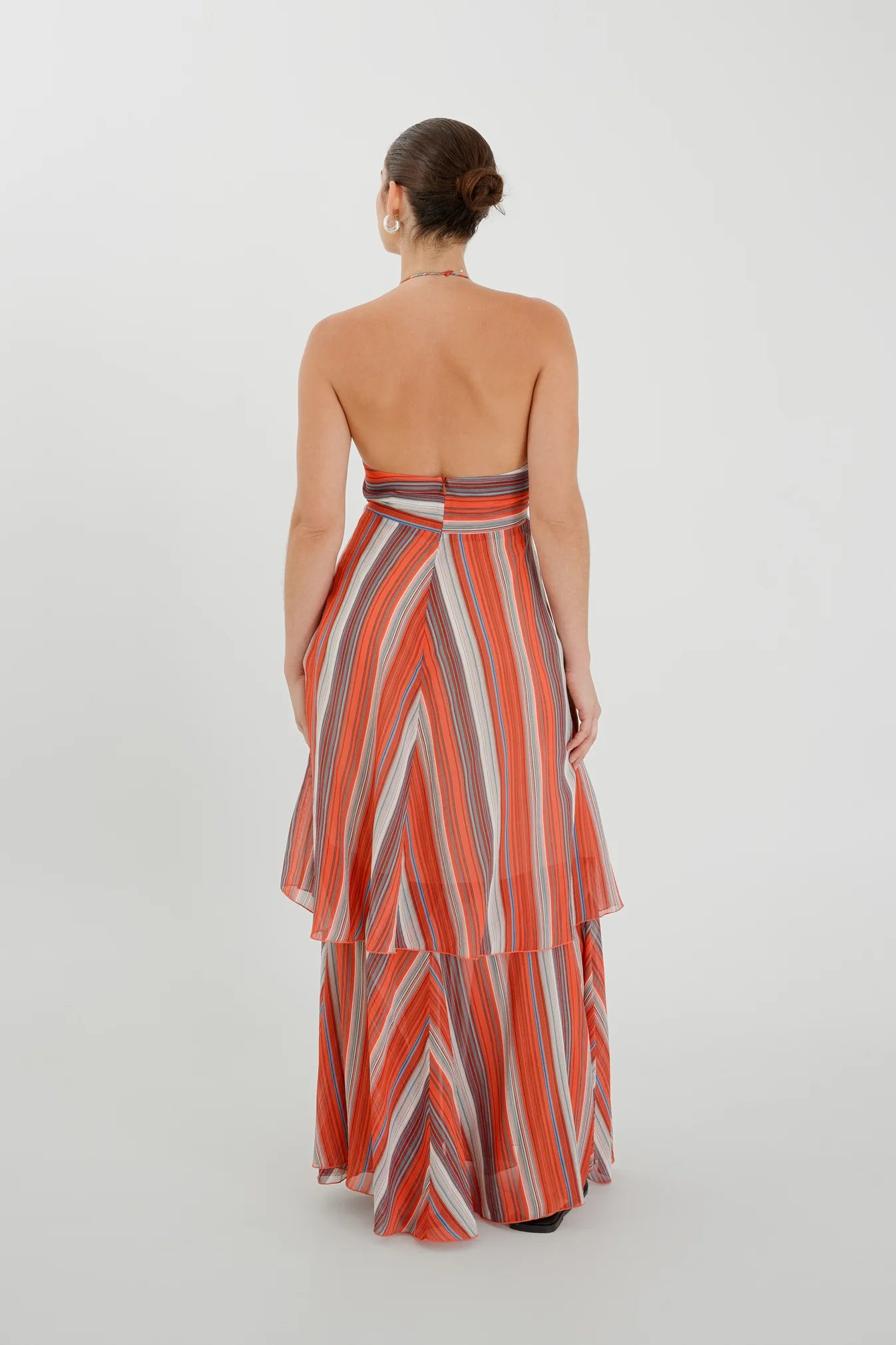 TIE FRONT TIERED DRESS | CORALLO