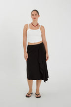 RIBBED SINGLET | BIANCA