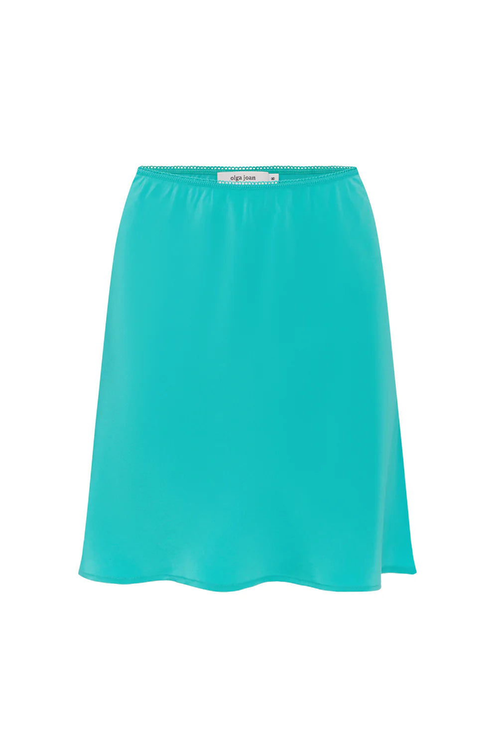 BIAS MINI SKIRT | TURCHESE
