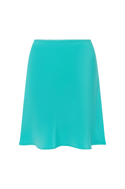 BIAS MINI SKIRT | TURCHESE