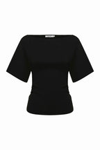 BARDOT RUCHED TOP | NERA