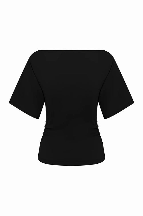 BARDOT RUCHED TOP | NERA