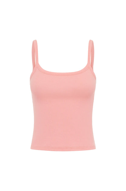 RIBBED SINGLET | ROSA