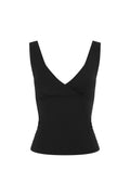 RUCHED PLUNGE TOP | NERA