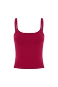 RIBBED SINGLET | VINO ROSSA